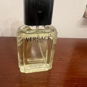 Versace L'Homme Eau de Toilette with Black and Gold Accents